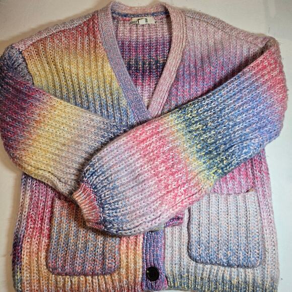 Anthropologie- BB Dakota Striped Cardigan - Picture 11 of 14